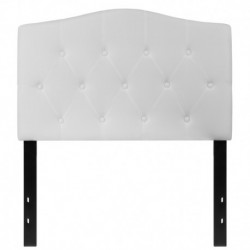 MFO Diana Collection Twin Size Headboard in White Fabric