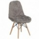 MFO Shaggy Dog Charcoal Gray Accent Chair