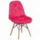 MFO Shaggy Dog Hot Pink Accent Chair