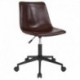 MFO Camila Collection Task Chair in Brown Leather