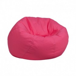 MFO Small Solid Hot Pink Kids Bean Bag Chair