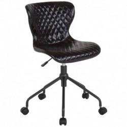 MFO Oxford Collection Task Chair in Black Vinyl