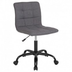 MFO Camila Collection Task Chair in Dark Gray Fabric