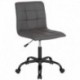 MFO Camila Collection Task Chair in Gray Leather