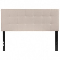MFO Gale Collection Full Size Headboard in Beige Fabric