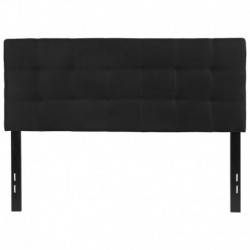 MFO Gale Collection Full Size Headboard in Black Fabric