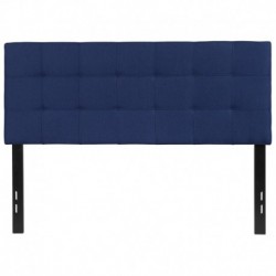 MFO Gale Collection Full Size Headboard in Navy Fabric