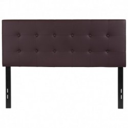 MFO Lennox Collection Full Size Headboard in Brown Vinyl