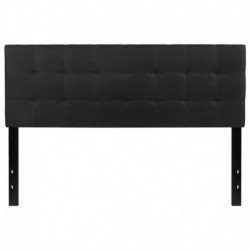 MFO Gale Collection Queen Size Headboard in Black Fabric