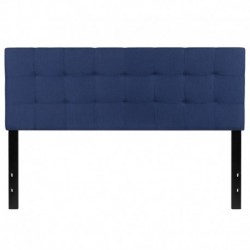 MFO Gale Collection Queen Size Headboard in Navy Fabric