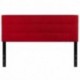 MFO Gale Collection Queen Size Headboard in Red Fabric