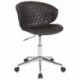 MFO Diana Collection Low Back Chair in Gray Vinyl