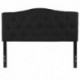 MFO Diana Collection Full Size Headboard in Black Fabric