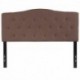 MFO Diana Collection Full Size Headboard in Camel Fabric