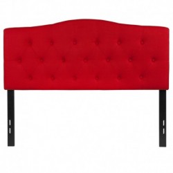 MFO Diana Collection Full Size Headboard in Red Fabric
