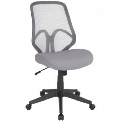 MFO Princeton Collection High Back Light Gray Mesh Office Chair