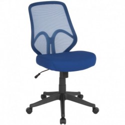 MFO Princeton Collection High Back Navy Mesh Office Chair