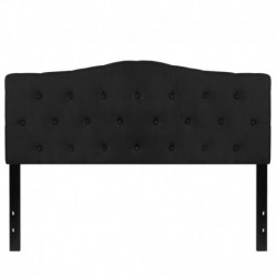 MFO Diana Collection Queen Size Headboard in Black Fabric