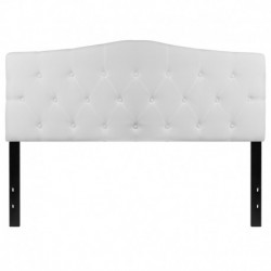 MFO Diana Collection Queen Size Headboard in White Fabric