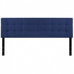 MFO Gale Collection King Size Headboard in Navy Fabric
