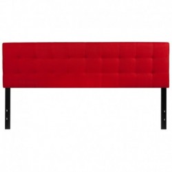 MFO Gale Collection King Size Headboard in Red Fabric
