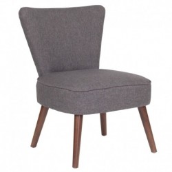 MFO Stanford Collection Gray Fabric Retro Chair