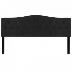 MFO Diana Collection King Size Headboard in Black Fabric