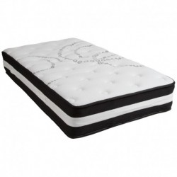 MFO Camila Collection 12 Inch Foam and Pocket Spring Mattress, Twin in a Box