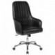 MFO Colson Collection High Back Chair in Black Leather