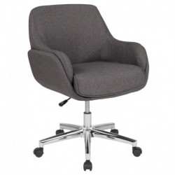 MFO Meyer Collection Mid-Back Chair in Dark Gray Fabric