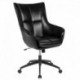 MFO Kit Collection High Back Chair in Black Leather