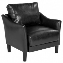 MFO Cruz Collection Chair in Black Leather