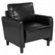 MFO Oxford Collection Chair in Black Leather