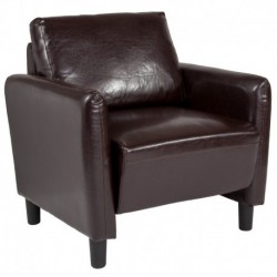 MFO Oxford Collection Chair in Brown Leather