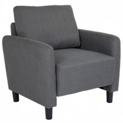 MFO Oxford Collection Chair in Dark Gray Fabric