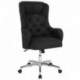 MFO Hugo Collection High Back Chair in Black Fabric