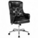 MFO Hugo Collection High Back Chair in Black Leather