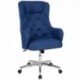 MFO Hugo Collection High Back Chair in Blue Fabric