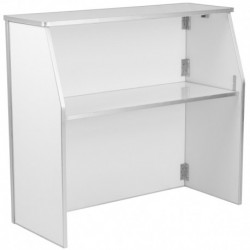 MFO 4' White Laminate Foldable Bar