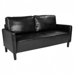 MFO Winston Collection Sofa in Black Leather