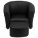 MFO Kids Black Chair and Footstool