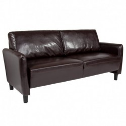 MFO Oxford Collection Sofa in Brown Leather