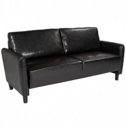MFO Oxford Collection Sofa in Black Leather