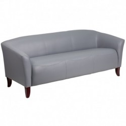 MFO Stanford Collection Gray Leather Sofa