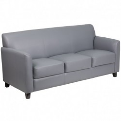 MFO Stanford Collection Gray Leather Sofa